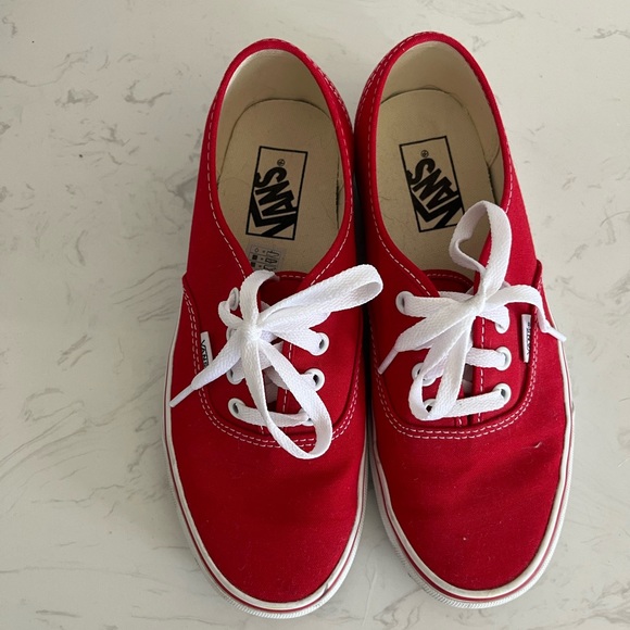 Red Vans - Picture 3 of 3